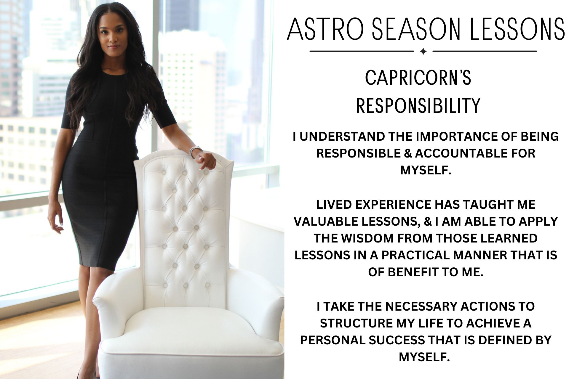 Astro Season Lesson:  Capricorn’s Responsibility